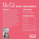 Tiki Cat Special Mousse Mobility Grain-Free Wet Food For Cats (2.4 oz x 12 pouches)
