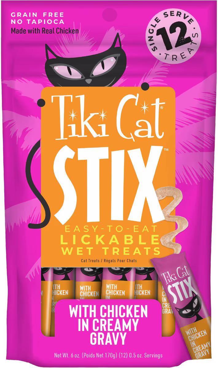 Tiki Cat Stix Chicken Mousse Treats - Moisture Rich & Grain Free
