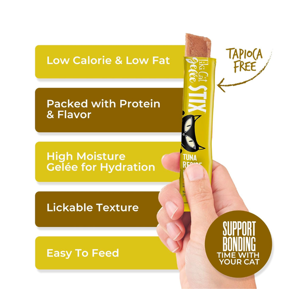 Tiki Cat Stix Gelee Low Calorie Wet Cat Treats (0.5 oz x 6 tubes) - Cat Treats 10