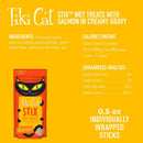 Tiki Cat Stix Treats Salmon Mousse Grain-Free Treats For Cats (0.5 oz x 6 tubes)