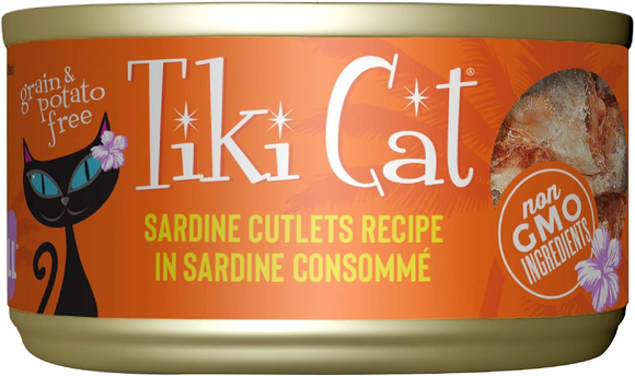 Tiki Cat Tahitian Grill - 2.8 oz cans; case of 12 - Wet Cat Food 10
