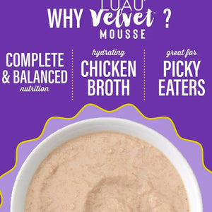 Tiki Cat Velvet Mousse Chicken & Egg Grain-Free Wet Food For Cats (2.8 oz x 12 pouches)