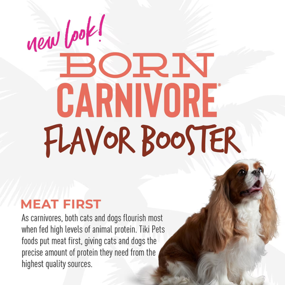 Tiki Dog Born Carnivore Flavor Booster Meal Tooper for Dogs (1.5 oz x 12 pouches) - Dog Food 46