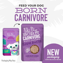 Tiki Dog Born Carnivore Flavor Booster Meal Tooper for Dogs (1.5 oz x 12 pouches) - Dog Food 19