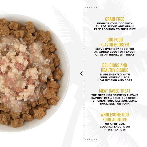 Tiki Dog Born Carnivore Flavor Booster Meal Tooper for Dogs (1.5 oz x 12 pouches) - Dog Food 44