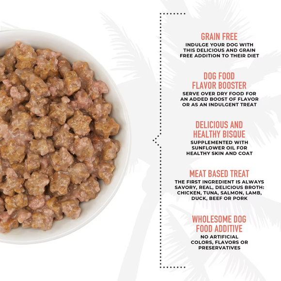 Tiki Dog Born Carnivore Flavor Booster Meal Tooper for Dogs (1.5 oz x 12 pouches) - Dog Food 37