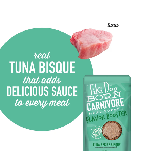 Tiki Dog Born Carnivore Flavor Booster Meal Tooper for Dogs (1.5 oz x 12 pouches) - Dog Food 53