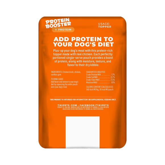 Tiki Dog Born Carnivore Protein Booster Food Topper for Dogs (2.1 oz x 12 pouches) - Dog Food 22