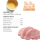 Tiki Dog Born Carnivore Protein Booster Food Topper for Dogs (2.1 oz x 12 pouches) - Dog Food 24