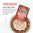 Tiki Dog Born Carnivore Protein Booster Food Topper for Dogs (2.1 oz x 12 pouches) - Dog Food 16