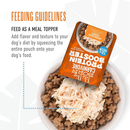 Tiki Dog Born Carnivore Protein Booster Food Topper for Dogs (2.1 oz x 12 pouches) - Dog Food 25
