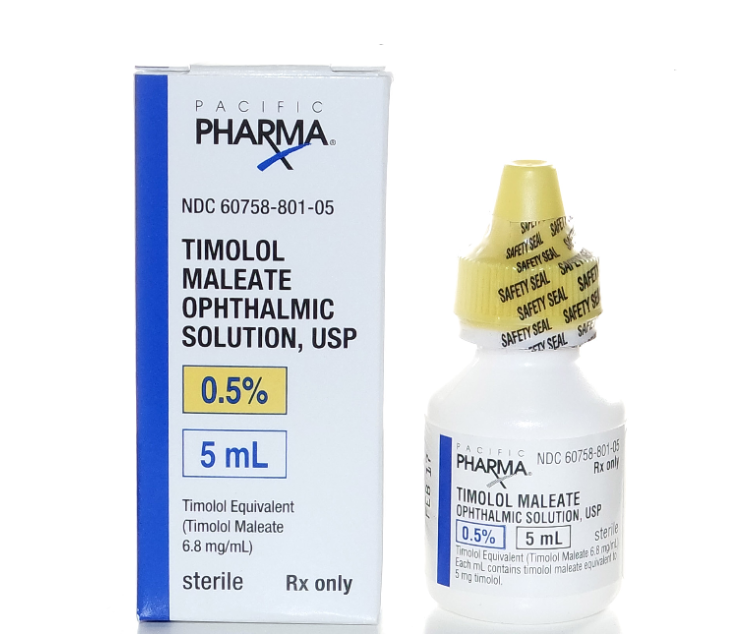 Timolol Maleate Ophthalmic Solution 0.5% - Glaucoma Eye Drops