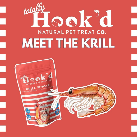 Totally Hook’d Freeze-Dried Whole Krill Dog & Cat Treats (1 oz) - Dog & Cat Treats 3