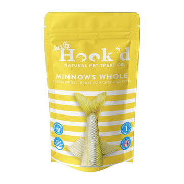 Totally Hook'd Freeze-Dried Whole Minnows Dog & Cat Treats