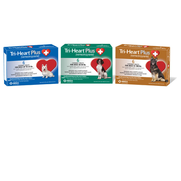 Tri-Heart Plus for Dogs up to 25lbs