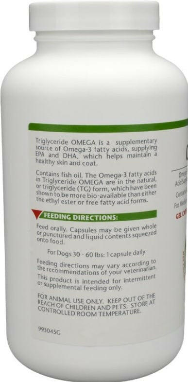 Triglyceride Omega Supplement for Medium Dogs