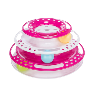 Trixie Cat Catch The Balls Circle Track Cat Toy - Pink - Cat Toys 2