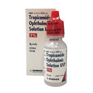 Tropicamide 1% Ophthalmic Solution 15 mL
