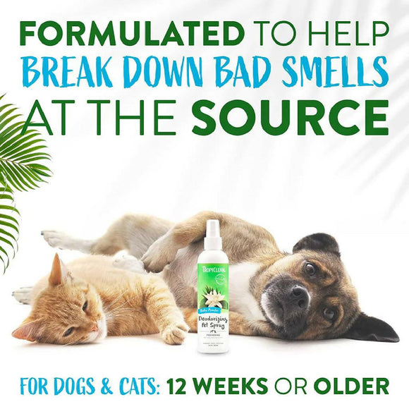 Tropiclean Baby Powder Pet Cologne Spray (8 oz)
