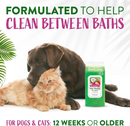 Tropiclean Deep Cleaning Berry & Coconut Deodorizing Pet Wipes (100 ct) - Pet & People Cleaning Supplies 2