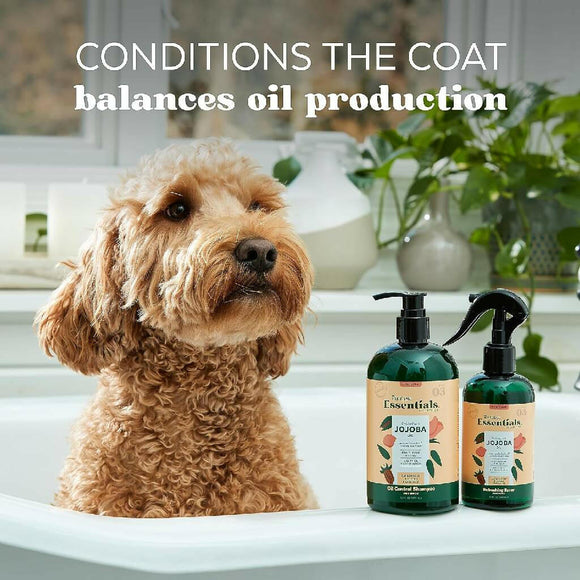 TropiClean Essentials Jojoba Oil Deodorizing Spray For Dogs (8 oz)