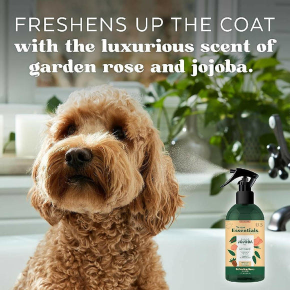 TropiClean Essentials Jojoba Oil Deodorizing Spray For Dogs (8 oz)