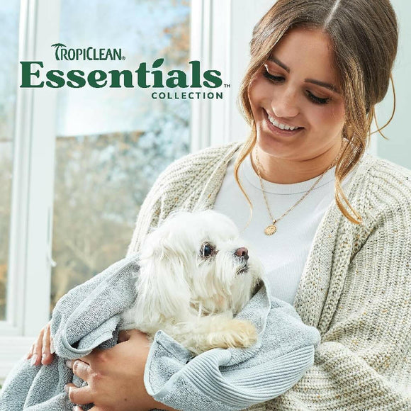 TropiClean Essentials Yuzu Fruit Shampoo for Dogs (16 oz)