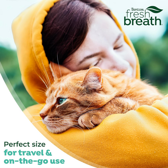 TropiClean Fresh Breath Drops Oral Care Water Additive for Cats (2.2 oz) - Pet Oral Care Supplies 5