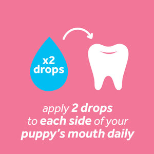 TropiClean Fresh Breath No Brushing Clean Teeth Dental & Oral Care Gel for Puppies (2-oz)