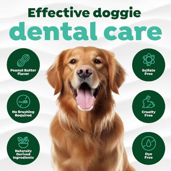 Tropiclean Fresh Breath Oral Gel Canine Peanut Butter (2 oz)