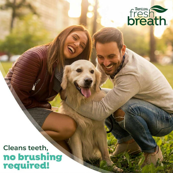 Tropiclean Fresh Breath Oral Gel Canine Peanut Butter (2 oz)