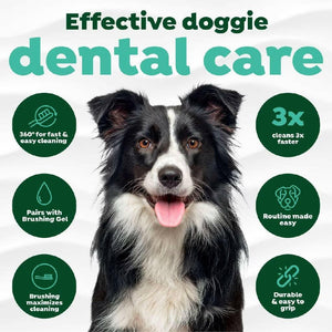 TropiClean Fresh Breath Triple Flex Toothbrush for Large Dogs - Dog Dental Care 2