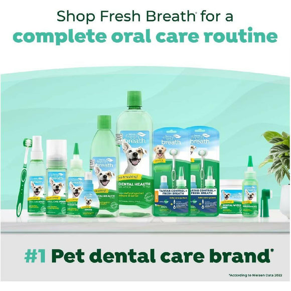 TropiClean Fresh Breath Triple Flex Toothbrush for Large Dogs - Dog Dental Care 7