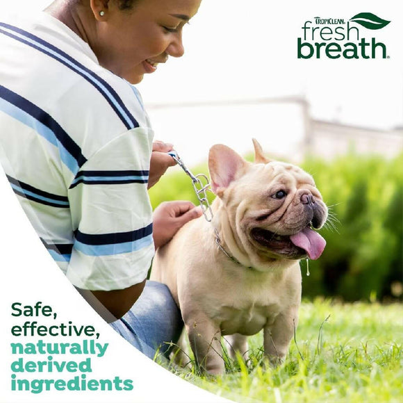 TropiClean Fresh Breath Triple Flex Toothbrush for Small & Medium Dogs - Dog Dental Care 9