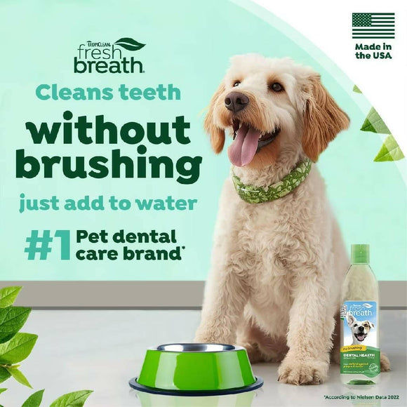 Tropiclean Fresh Breath Water Additive For Dogs (16 oz)