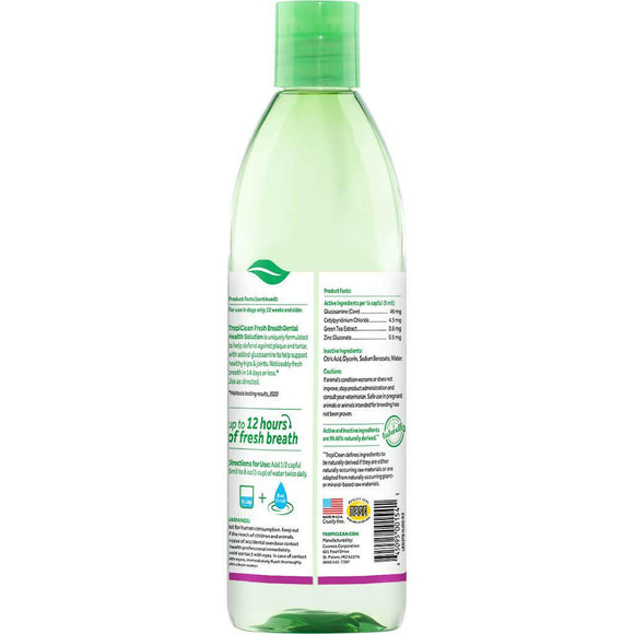 Tropiclean Fresh Breath Water Additive Plus Hip & Joint (16 oz)