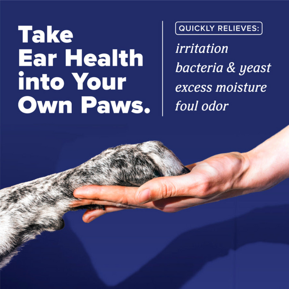 TropiClean HomeVet Medicated Dog Ear Infection Drops - Quick relieves from irriation, bacteria & yeast. excess moisture, and foul odor