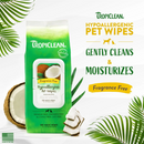 Tropiclean Hypoallergenic Deodorizing Wipes for Dogs & Cats (100 ct) - Pet Grooming 3