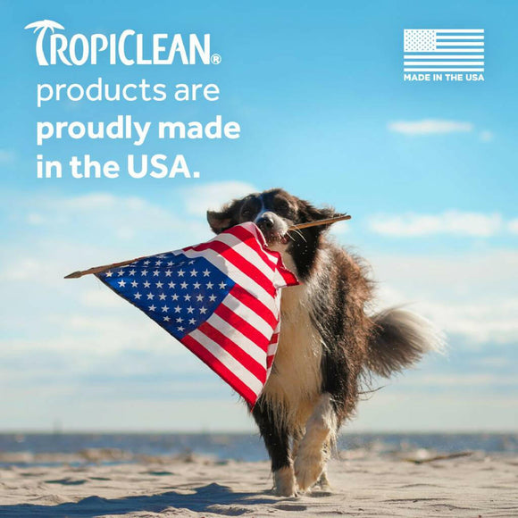 TropiClean Luxury 2-in-1 Papaya & Coconut Shampoo & Conditioner For Dogs & Cats (20 oz)