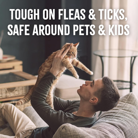 TropiClean Natural Flea + Tick Cat Shampoo (12 oz) - Cat Flea Shampoos & Sprays 4
