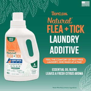 TropiClean Natural Flea & Tick Laundry Additive (32 oz)