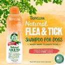 Tropiclean Natural Flea & Tick Shampoo Maximum Strength For Dogs 20 oz - Dog Flea Shampoos & Sprays 2