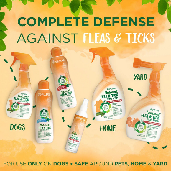 Tropiclean Natural Flea & Tick Yard Spray (32 oz) - Pet Flea & Tick Control 8