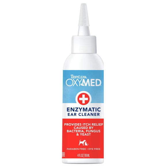 TropiClean OxyMed Enzymatic Ear Cleaner (4 oz)