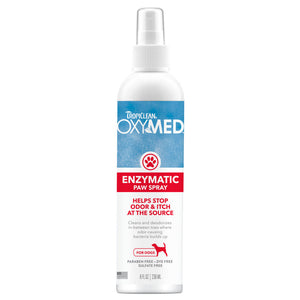 Tropiclean OxyMed Enzymatic Paw Odor & Itch Spray 8-oz - Pet Grooming Supplies 1