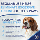 Tropiclean OxyMed Enzymatic Paw Odor & Itch Spray 8-oz - Pet Grooming Supplies 10