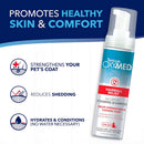 TropiClean OxyMed Hairball Relief No-Rinse Foaming Shampoo for Cats (7.4 oz)
