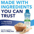 TropiClean OxyMed Hypoallergenic Oatmeal Shampoo for Dogs & Cats