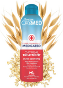 Tropiclean OxyMed Medicated Oatmeal Treatment Soothing Rinse For Pets (20 oz) - All Dog Grooming 1