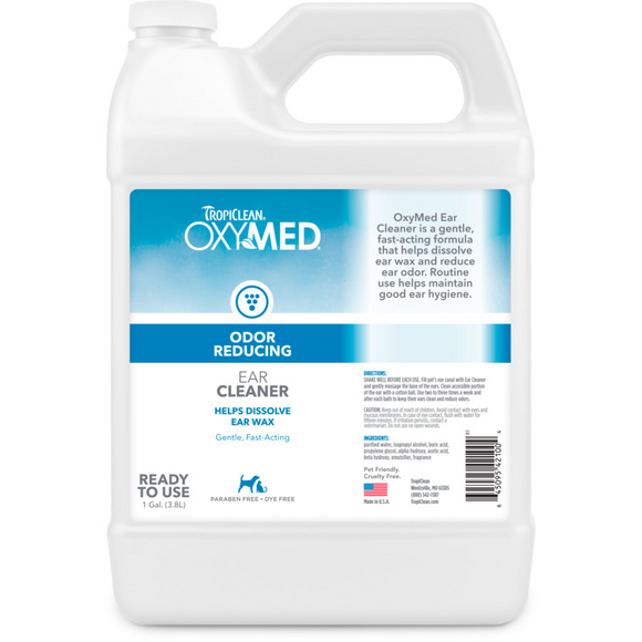 Tropiclean OxyMed Odor Reducing Ear Cleaner for Dogs & Cats - Dog Ear Care 10